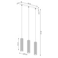 LAMPAMI - lampa wiszace tuby szkic