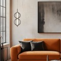 LAMPAMI - lampa wisząca ledowa, czarna lampa wisząca, lampa ledowa do salonu