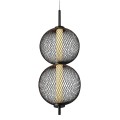 LAMPAMI - lampa wisząca ledowa, czarna lampa wisząca, lampa ledowa do salonu