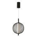 LAMPAMI - lampa ledowa czarna, czarna lampa wisząca, lampa wisząca czarna