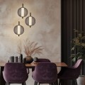 LAMPAMI - lampa ledowa czarna, czarna lampa wisząca, lampa wisząca czarna