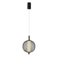 LAMPAMI - lampa ledowa czarna, czarna lampa wisząca, lampa wisząca czarna