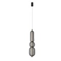 LAMPAMI - lampa ledowa czarna, czarna lampa wisząca, lampa wisząca czarna