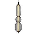 LAMPAMI - lampa ledowa czarna, czarna lampa wisząca, lampa wisząca czarna