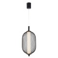 LAMPAMI - lampa ledowa czarna, czarna lampa wisząca, lampa wisząca czarna
