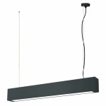 Czarna lampa wisząca ledowa 150 cm IBROS 18W LED CCT 