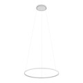 LAMPAMI - biała lampa wisząca, lampa do salonu, lampa ledowa, ledowa lampa wisząca biała