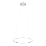 Biała lampa ledowa wisząca długa ring 140 cm 3000K CIRCOLO LED M