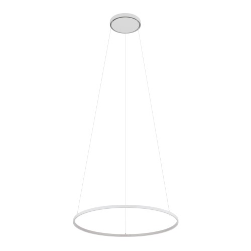 LAMPAMI - biała lampa wisząca, lampa do salonu, lampa ledowa, ledowa lampa wisząca biała