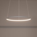 LAMPAMI - biała lampa wisząca, lampa do salonu, lampa ledowa, ledowa lampa wisząca biała