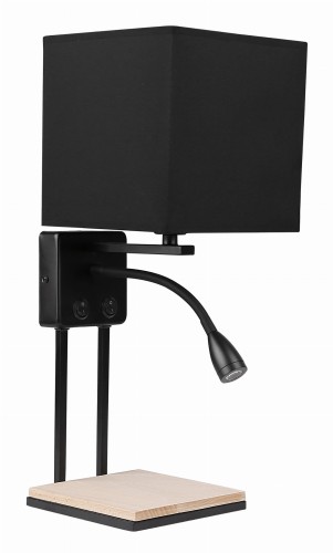 LAMPAMI - kinkiet do salonu, kinkiet czarny, lampa ścienna do salonu
