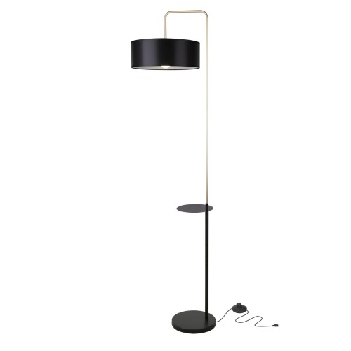 LAMPAMI - lampa stojąca do salonu, lampa podłogowa, czarna lampa stojąca nowoczesna