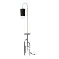 LAMPAMI - lampa stojąca do salonu, lampa podłogowa, czarna lampa stojąca nowoczesna