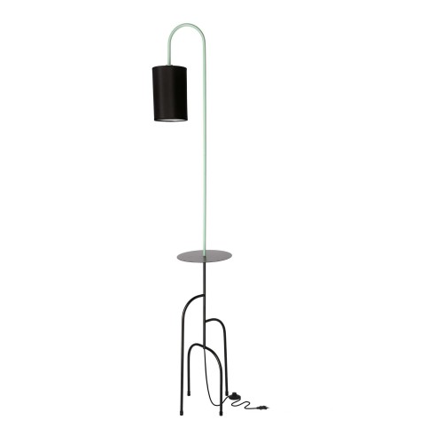 LAMPAMI - lampa stojąca do salonu, lampa podłogowa, czarna lampa stojąca nowoczesna