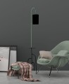LAMPAMI - lampa stojąca do salonu, lampa podłogowa, czarna lampa stojąca nowoczesna