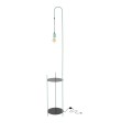 LAMPAMI - lampa stojąca do salonu, lampa podłogowa, czarna lampa stojąca nowoczesna