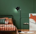 LAMPAMI - lampa stojąca do salonu, lampa podłogowa, czarna lampa stojąca nowoczesna