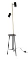 LAMPAMI - lampa stojąca do salonu, lampa podłogowa, czarna lampa stojąca nowoczesna