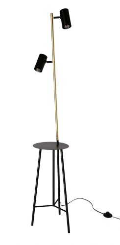 LAMPAMI - lampa stojąca do salonu, lampa podłogowa, czarna lampa stojąca nowoczesna