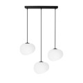 LAMPAMI - lampa sufitowa do salonu klosze białe kule, lampa sufitowa wisząca do salonu, lampa nad stół, lampa szklane kule