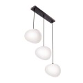 LAMPAMI - lampa sufitowa do salonu klosze białe kule, lampa sufitowa wisząca do salonu, lampa nad stół, lampa szklane kule