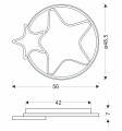 LAMPAMI - lampa dla dziewczynki szkic