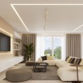 LAMPAMI - kaszmirowa lampa sufitowa, lampa przysufitowa spot, lampa sufitowa do salonu kaszmir
