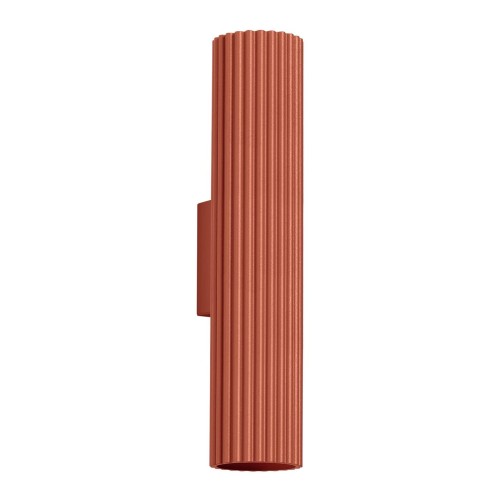 LAMPAMI - lampa ścienna tuba, kinkiet do salonu, ryflowany kinkiet nowoczesny, kinkiet do sypialni