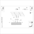 LAMPAMI - ryflowany kinkiet nowoczesny szkic