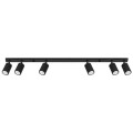 LAMPAMI - czarna lampa listwa sufitowa, lampa przysufitowa, lampa sufitowa do salonu, lampa kuchenna, lampa do garderoby