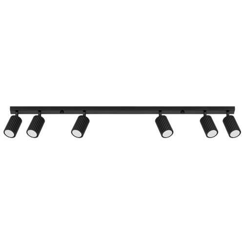 LAMPAMI - czarna lampa listwa sufitowa, lampa przysufitowa, lampa sufitowa do salonu, lampa kuchenna, lampa do garderoby