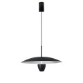 LAMPAMI - czarna lampa ledowa, lampa sufitowa wisząca, lampa nad stół, czarna lampa ledowa nowoczesna