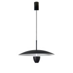 Nowoczesna lampa wisząca ledowa czarna 120 cm UFO S LED CCT