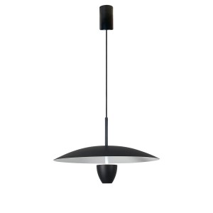 Nowoczesna lampa wisząca ledowa czarna 120 cm UFO S LED CCT