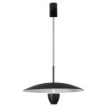 LAMPAMI - czarna lampa ledowa, lampa sufitowa wisząca, lampa nad stół, czarna lampa ledowa nowoczesna