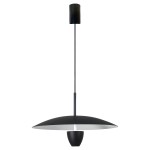 Nowoczesna lampa wisząca ledowa czarna 120 cm UFO M LED CCT 