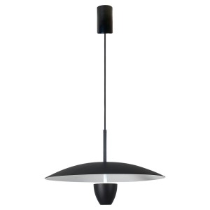 Nowoczesna lampa wisząca ledowa czarna 120 cm UFO M LED CCT 