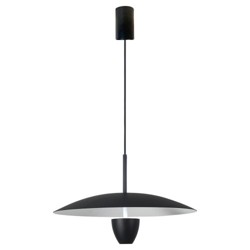 LAMPAMI - czarna lampa ledowa, lampa sufitowa wisząca, lampa nad stół, czarna lampa ledowa nowoczesna