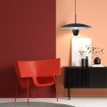 LAMPAMI - czarna lampa ledowa, lampa sufitowa wisząca, lampa nad stół, czarna lampa ledowa nowoczesna