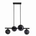 LAMPAMI - lampa do salonu, klosze szklane kule, lampa wisząca czarna, lampa do jadalni