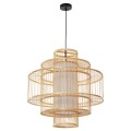 LAMPAMI - lampa wisząca BOHO, żyrandol BOHO, lampa japandi, lampa ratanowa,lampa w stylu boho