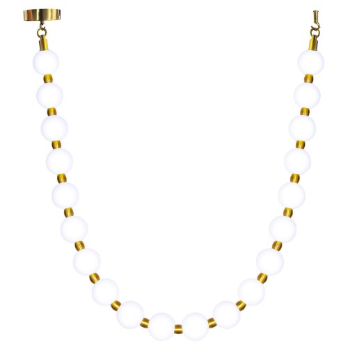 LAMPAMI - lampa złota do salonu, lampa wisząca kule, lampa nad stół, lampa szklane kule