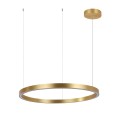 LAMPAMI - lampa wisząca złota nowoczesna, złota lampa ledowa, nowoczesna lampa do salonu, żyrandol nowoczesny do salonu