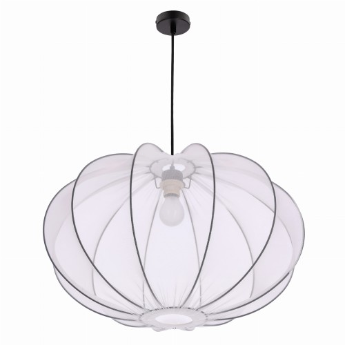 LAMPAMI - nowoczesna lampa wisząca do salonu, lampa do salonu, biała lampa do sypialni, żyrandol do salonu