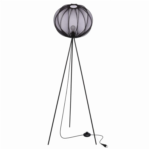 LAMPAMI - nowoczesna lampa podłogowa czarna, lampa stojąca, lampa podłogowa do salonu, lampa japandi