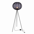 LAMPAMI - nowoczesna lampa podłogowa czarna, lampa stojąca, lampa podłogowa do salonu, lampa japandi
