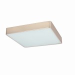 Perłowy plafon łazienkowy ledowy IP44 35x35 18W 4000K QUATTRO LED 