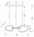 LAMPAMI - nowoczesna lampa wisząca szkic