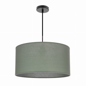 Lampa wisząca czarna z miętowym 1xE27 40W SHANTI 