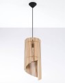 LAMPAMI - lampa sufitowa, lampa z drewna wisząca, lampa wisząca drewniana, lampa kuchenna, lampa skandynawska